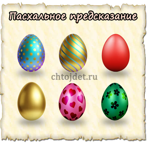 Пасхальные яйца предсказание. Тест-предсказание выбери пасхальное яйцо. Предсказания о пасхе